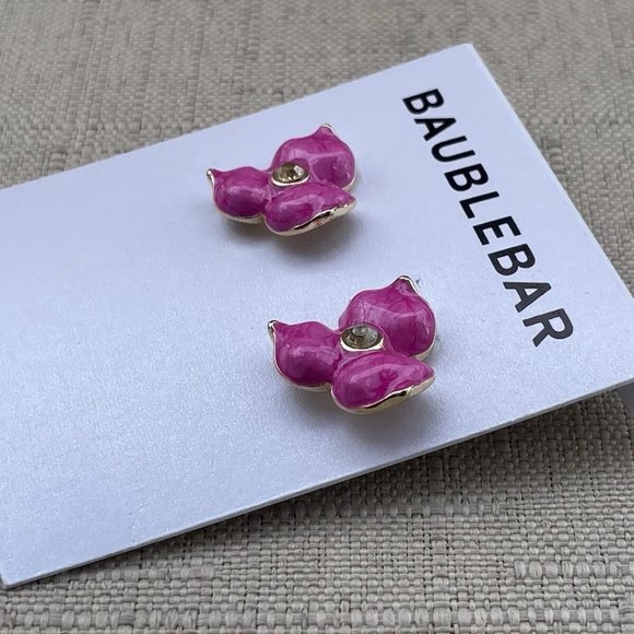 Baublebar Women Earrings Pink Ear Fashion Jewelry New - Picture 7 of 9